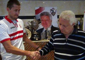 رسميا الزمالك يضم لاعب مونتنيجرو لتدعيم فريق الطائرة