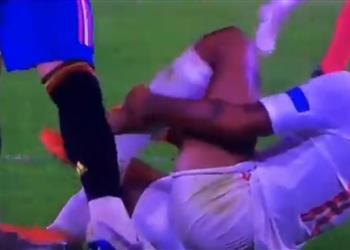 فيديو راموس يبرئ نفسه من إصابة سترلينج في دوري الأمم الاوروبية