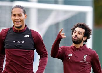محمد صلاح وفان ديك يشاركان في مران ليفربول قبل مواجهة هدرسفيلد