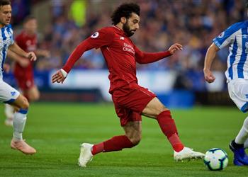 فيديو محمد صلاح يهز شباك هدرسفيلد ويصل لهدفه الـ50 في البريميرليج