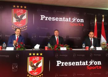 أول تعليق من الخطيب بعد حصول بريزنتيشن على رعاية الأهلي