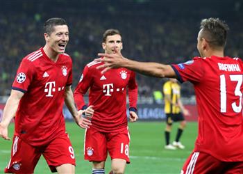 فيديو بايرن ميونخ يعبر آيك بثنائية وفوز قاتل لأياكس على بنفيكا يقوده للصدارة