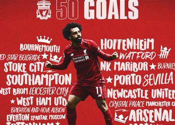 فيديو محمد صلاح يكتب رقم تاريخي جديد مع ليفربول ويتخطى زيدان والظاهرة