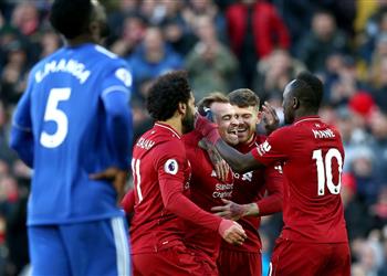 فيديو محمد صلاح يسجل ويصنع ويقود ليفربول لاكتساح كارديف برباعية