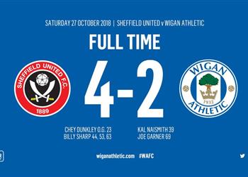 سام مرسي يشارك في هزيمة ويجان أمام شيفيلد يونايتد