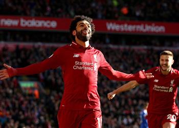 جماهير ليفربول تختار محمد صلاح الأفضل في مباراة كارديف سيتي