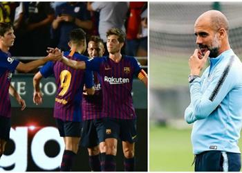 جوارديولا يطلب من مانشستر سيتي ضم نجم برشلونة