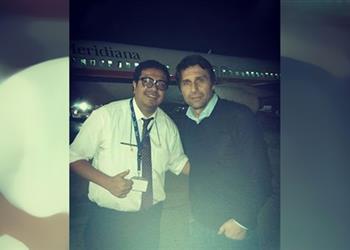 كونتي يغادر مصر تمهيد ا لتدريب ريال مدريد