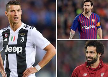 رونالدو يضع محمد صلاح على رأس المرشحين للتتويج بالكرة الذهبية