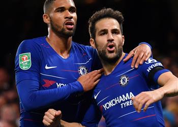 فيديو تشيلسي يتأهل بصعوبة لربع نهائي كأس رابطة الأندية على حساب ديربي كاونتي