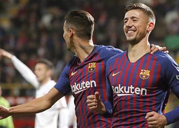 لينجليت أخطأنا أمام ليونيسا وسعيد بأول أهدافي مع برشلونة