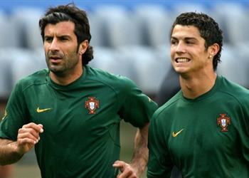 فيجو يقارن بين كريستيانو والظاهرة رونالدو ويحدد الفارق بينهما