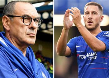 ساري يكشف موقف هازارد من المشاركة أمام كريستال بالاس الأحد