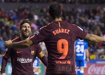 سواريز يلعب دور ا رئيس ا في عدم رحيل ميسي إلى مانشستر سيتي