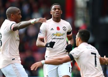 فيديو مارسيال يحقق رقمين مميزين بهدفه أمام بورنموث