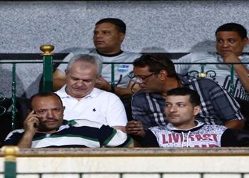 الجهاز الفني لمنتخب مصر يحضر مباراة الزمالك والحدود