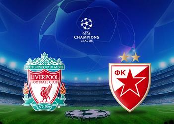 موعد والقناة الناقلة لمباراة ليفربول والنجم الأحمر في دوري أبطال أوروبا اليوم