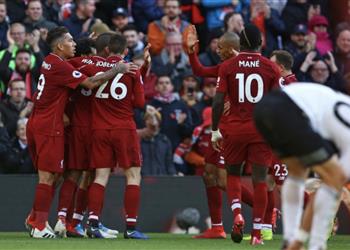 فيديو محمد صلاح وشاكيري يقودان ليفربول لزيادة جراح فولهام بالبرييمرليج