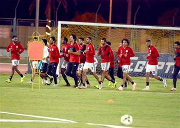 منتخب مصر يؤدي مرانه الأول استعداد ا لمواجهة تونس في تصفيات أمم إفريقيا
