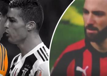 فيديو تشيزني يمازح رونالدو بعد نصيحته للتصدي لركلة جزاء هيجواين