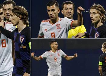 إنريكي سبب مناوشات سيبايوس ومودريتش واللاعبان يردان