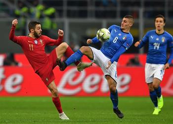 فيديو البرتغال تتعادل مع إيطاليا وتتأهل لنصف نهائي الأمم الأوروبية