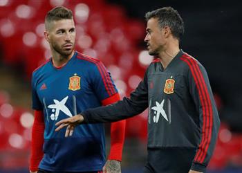 إنريكي عن تصريحات لوفرين ضد راموس ش و ه سمعته أمام العالم