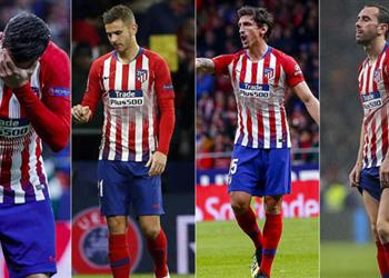 رباعي أتليتكو مدريد في صراع للحاق بمواجهة برشلونة