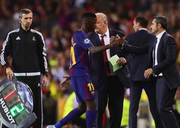قائمة برشلونة لمواجهة أتلتيكو مدريد تشهد عودة ديمبلي