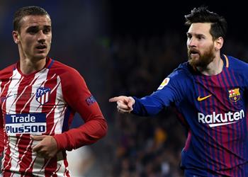 موعد والقناة الناقلة ومعلق مباراة برشلونة واتليتكو مدريد بالدوري الإسباني
