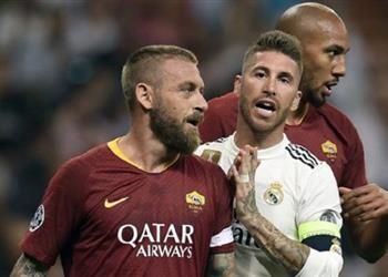 شكوك حول مشاركة نجم روما ضد ريال مدريد بدوري الأبطال