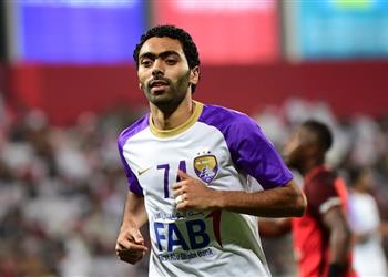 حسين الشحات بديل ا أمام اتحاد كلباء في الدوري الإماراتي