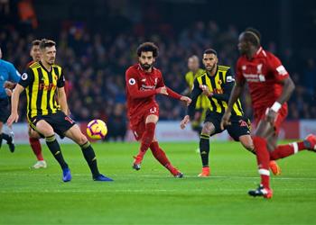 بالفيديو محمد صلاح يسجل الهدف الأول لليفربول أمام واتفورد