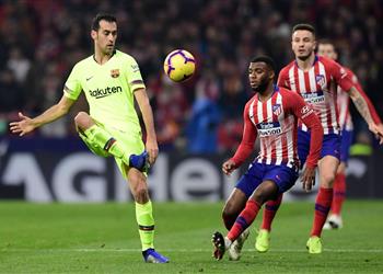 بوسكيتس برشلونة سيطر على المباراة وهدف أتلتيكو مدريد فاجئنا
