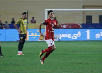 إصابة صلاح محسن في مباراة الأهلي والمقاولون العرب