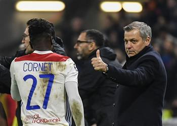 مدرب ليون سعيد بأداءنا أمام مانشستر سيتي وم حبط لعدم تأهلنا