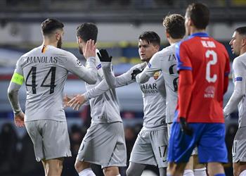 فيديو روما يسقط أمام بلزن بثنائية ويرافق ريال مدريد بثمن نهائي دوري الابطال