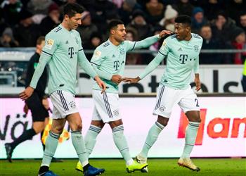 فيديو بايرن ميونيخ يسحق هانوفر برباعية في الدوري الألماني