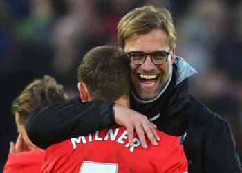 كلوب يكشف سبب استبعاد ميلنر من مواجهة مانشستر يونايتد