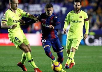 راكيتيتش برشلونة يستحق الفوز على ليفانتي ونستمتع بما يفعله ميسي وسواريز