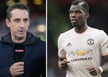 نيفيل يهاجم بوجبا بعد سخريته من إقالة مورينيو