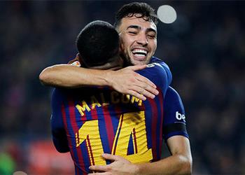 مهاجم برشلونة يطلب الرحيل في يناير