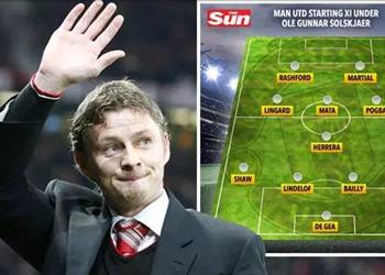 صحيفة ذا صن تكشف عن طريقة لعب سولسكاير المحتمله مع مانشستر يونايتد وداعا للدفاع
