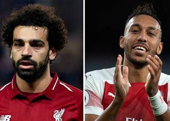 أوباميانج يعلق على استعادته صدارة هدافي البريميرليج من محمد صلاح