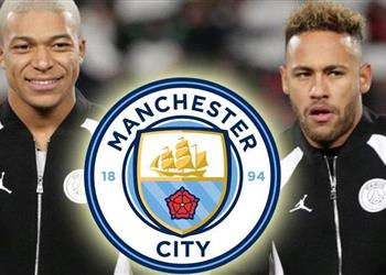 مانشستر سيتي يراقب وضع نيمار ومبابي مع باريس سان جيرمان