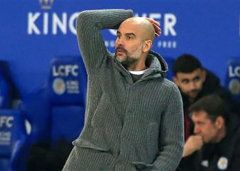 جوارديولا يجب تقبل هزيمتنا أمام ليستر سيتي والموسم مازال طويل ا