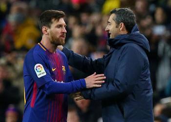 ميسي يطالب إدارة برشلونة بالتجديد لفالفيردي