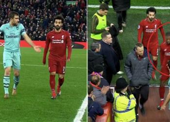 فان ديك لم أتشاجر مع مدافع آرسنال حاولت الدفاع عن محمد صلاح فقط