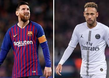 صورة نيمار يمازح ميسي ويستفز جماهير برشلونة