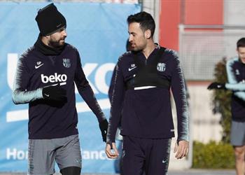 بوسكيتس يعود لتدريبات برشلونة قبل مواجهة خيتافي